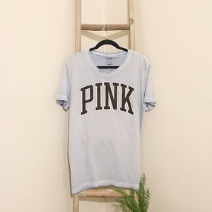 VICTORIA’S SECRET PINK Blue Tie Dye Tee